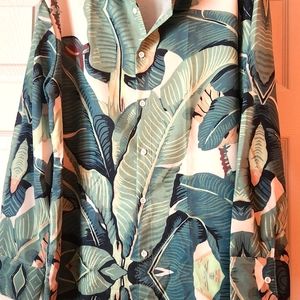 Men's long sleeve tropical shirt